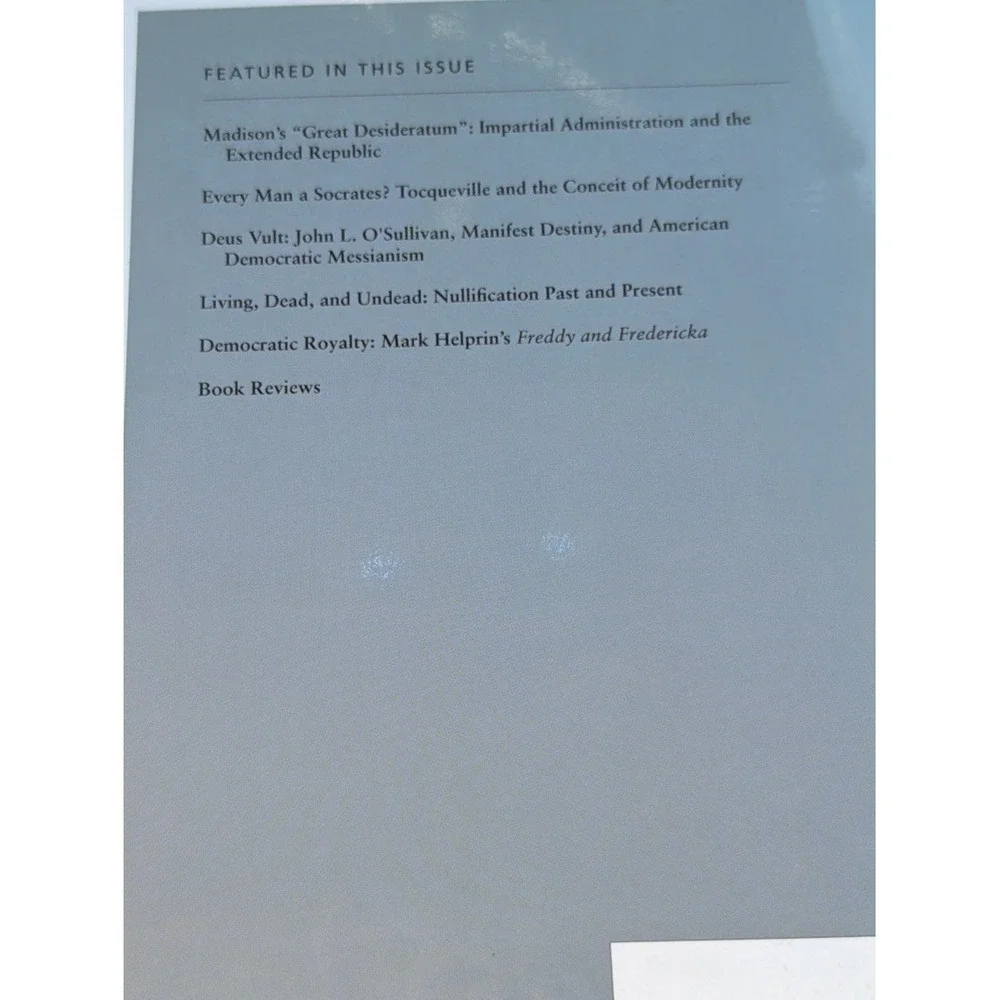 American Political‎ Thought: A Journal of Ideas, Institutions, and Culture